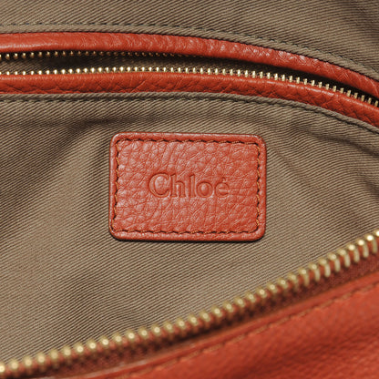 Chloe Calfskin Marcie Satchel Whiskey 6 of 8