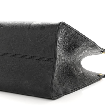 Louis Vuitton Empreinte Monogram Giant Onthego MM Black 9 of 11