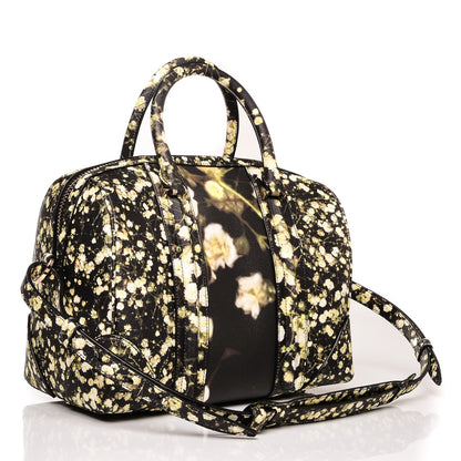 Givenchy Textured Coated Canvas Baby's Breath Print Medium Lucrezia Black 4 of 8