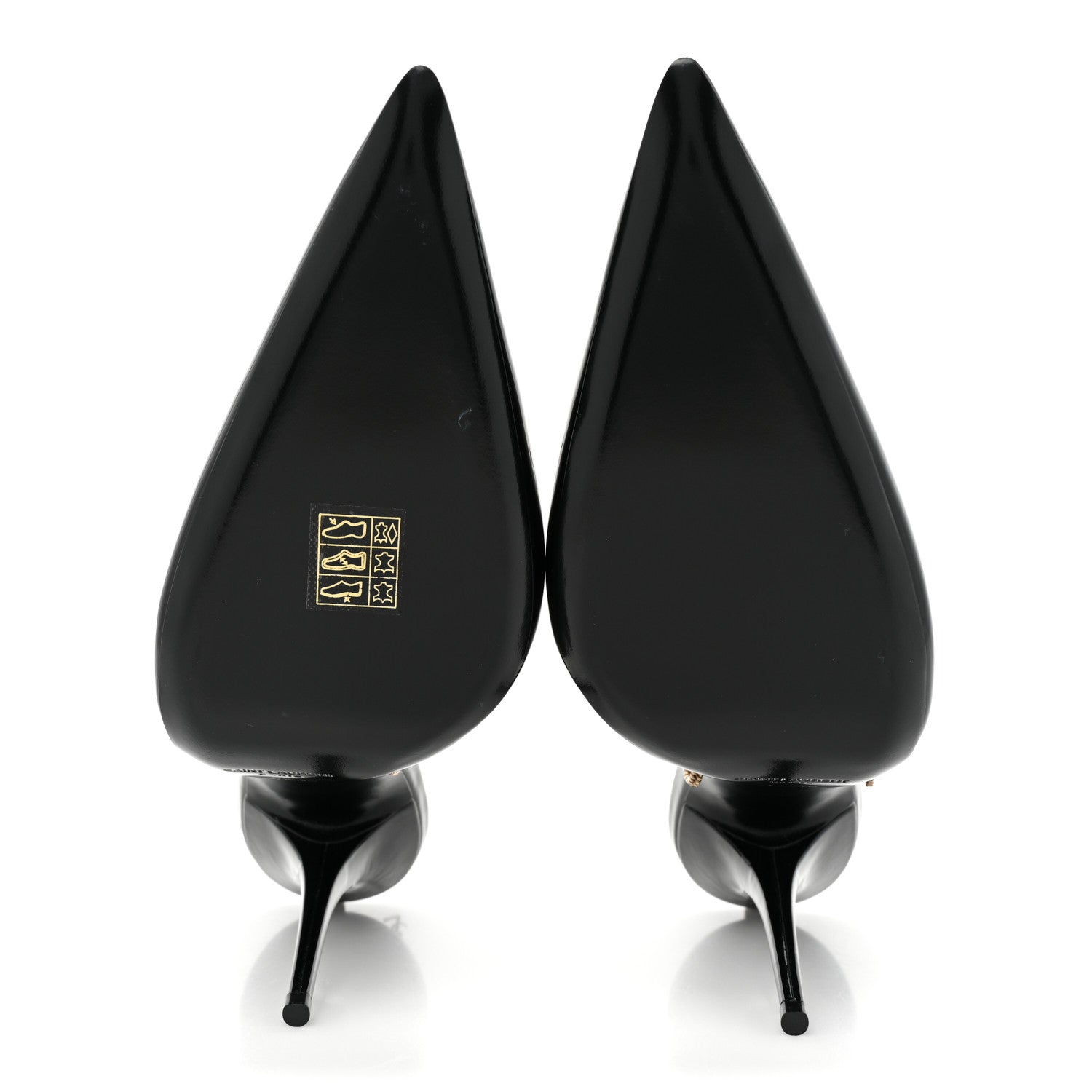 Saint Laurent Patent Calfskin Kayla 110 Pumps 41 Black 5 of 8