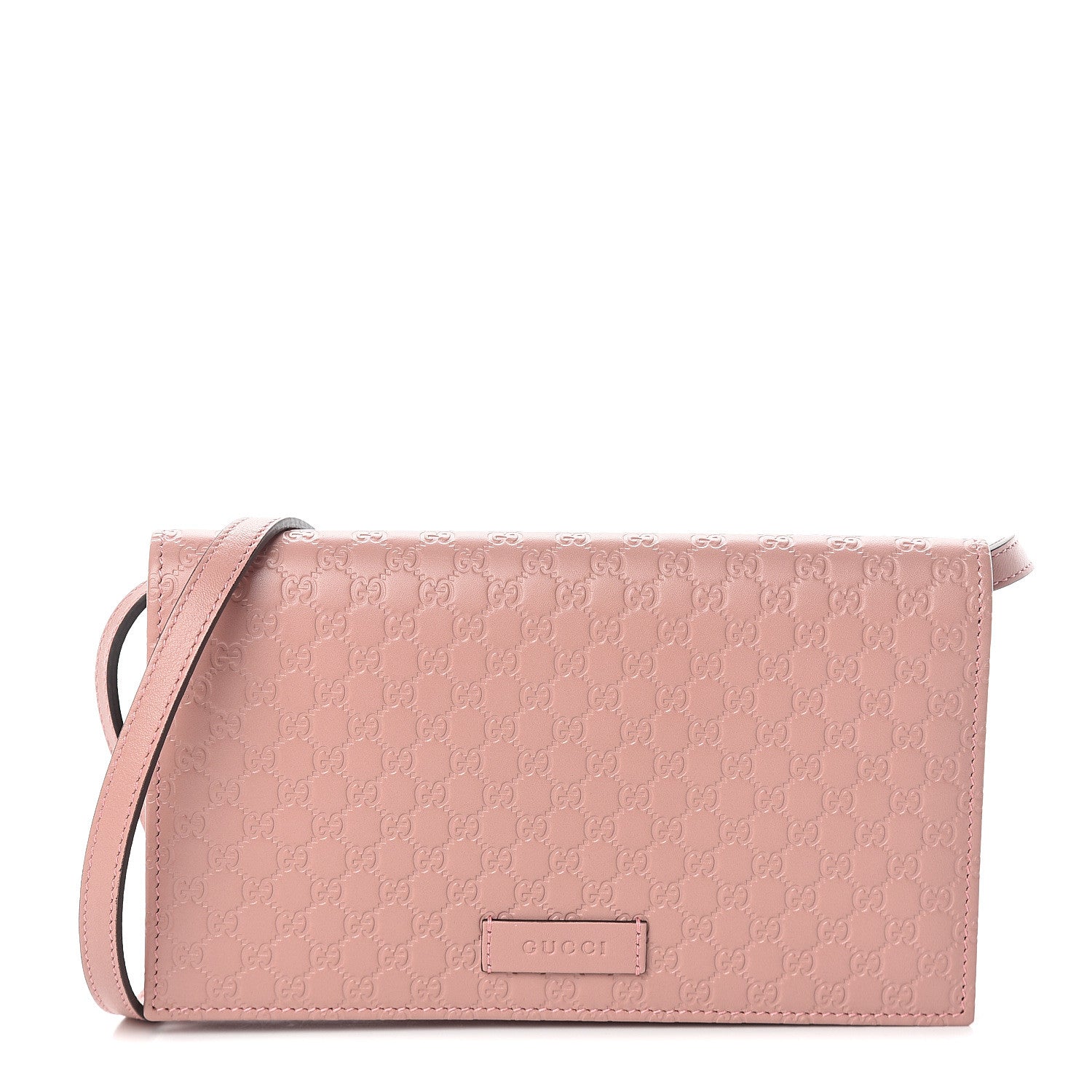Gucci Microguccissima Crossbody Wallet Soft Pink 1 of 7