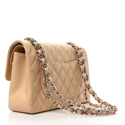Chanel Caviar Quilted Small Double Flap Beige 3 of 9