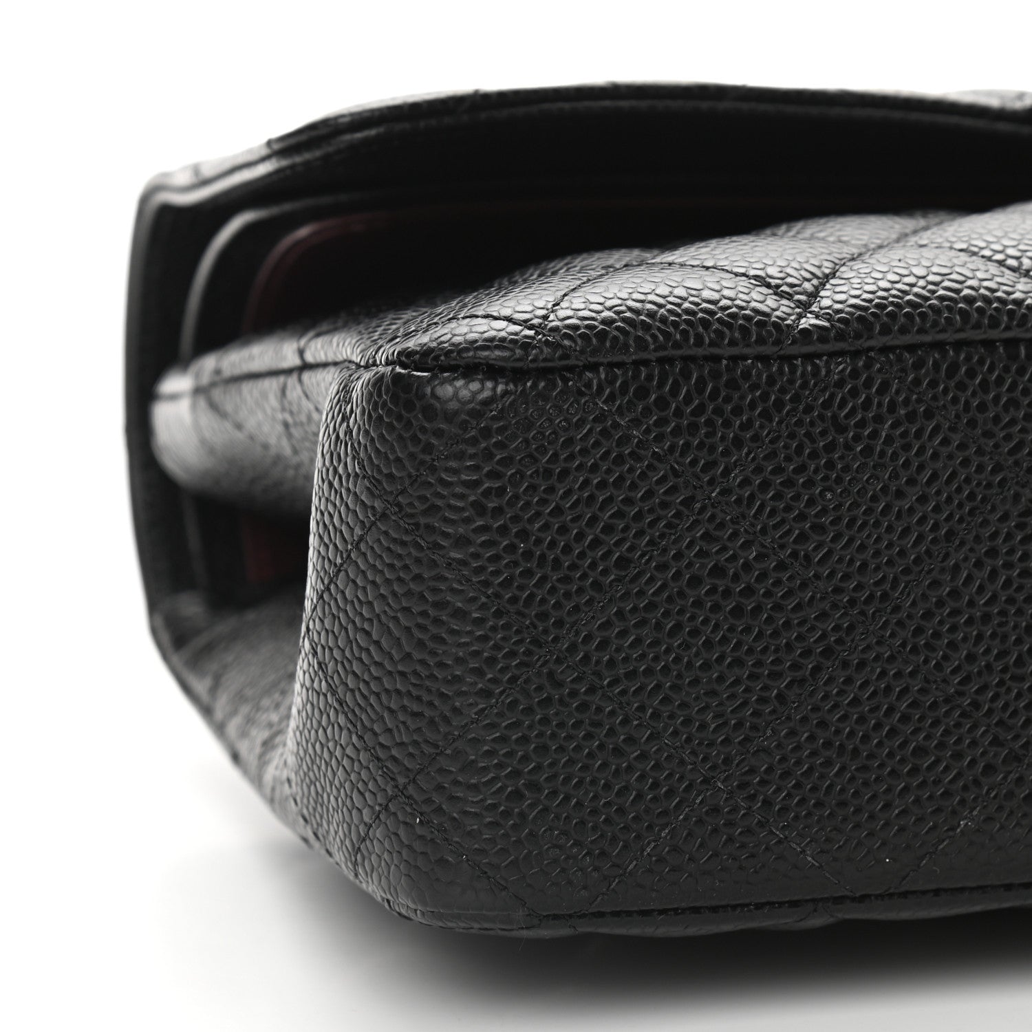 Chanel Caviar Quilted Medium Double Flap Black 8 of 9