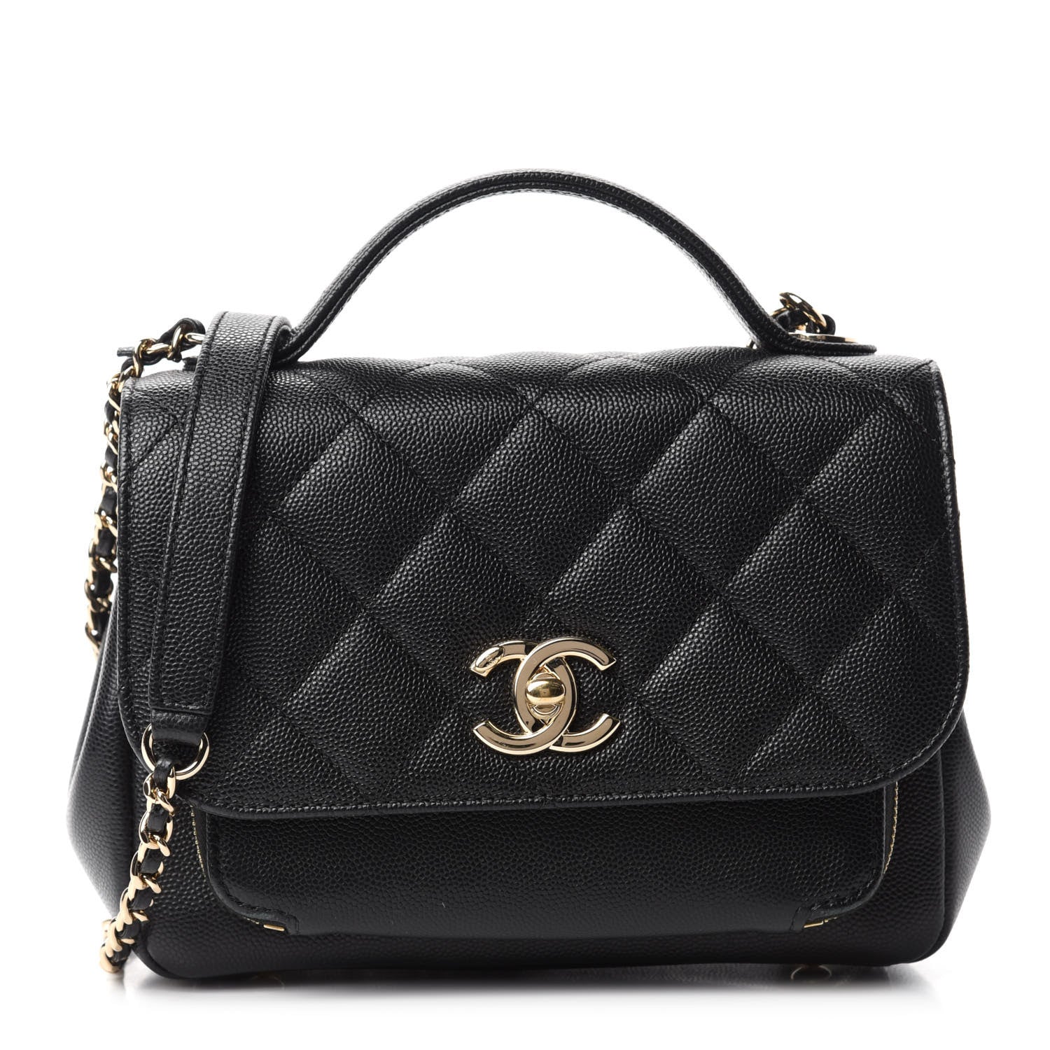 Chanel Caviar Quilted Small Business Affinity Flap Black 1 of 11