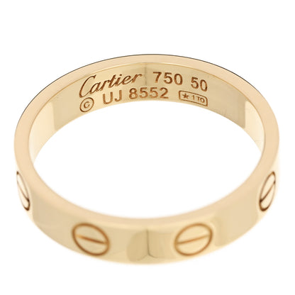 Cartier 18K Yellow Gold 3.5mm LOVE Wedding Band Ring 50 5.25 4 of 4