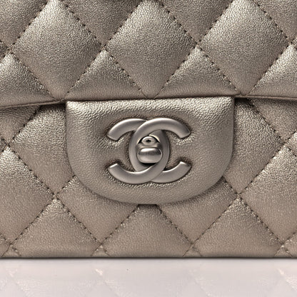 Chanel Metallic Lambskin Quilted Medium Double Flap Gold 9 of 9