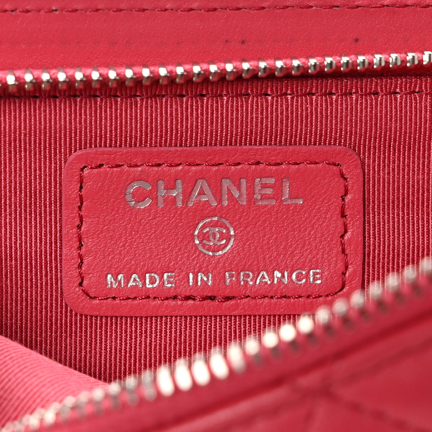 Chanel Lambskin Quilted Phone Chain Clutch Bag Pink 6 of 10