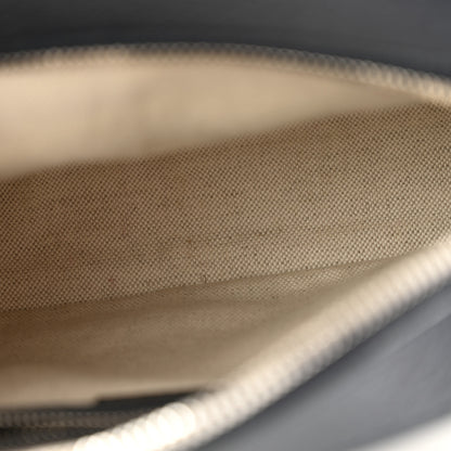 Gucci GG Supreme Monogram Textured Dollar Calfskin Small Horsebit 1955 Shoulder Bag Beige Blue 5 of 11