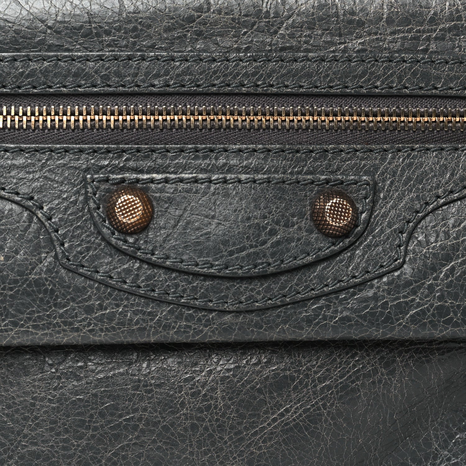 Balenciaga Agneau Giant 12 Rose Gold Hardware Envelope Clutch Tarmac 9 of 11
