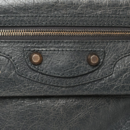 Balenciaga Agneau Giant 12 Rose Gold Hardware Envelope Clutch Tarmac 9 of 11