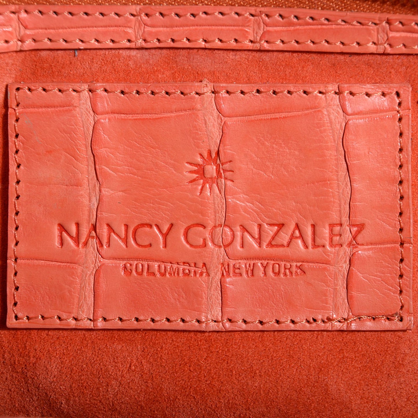 Crocodile Tote Orange