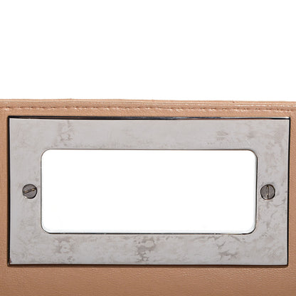 Chanel Leather Chocolate Bar Quilted Small Mademoiselle Flap Beige 6 of 8