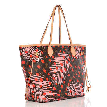 Louis Vuitton Monogram Jungle Dots Neo Neverfull MM Sugar Pink Poppy 3 of 7