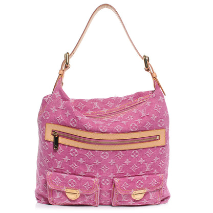 Louis Vuitton Denim Baggy GM Fuchsia 1 of 7