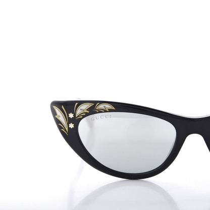 Gucci Acetate Cat Eye GG0089S Sunglasses Black 9 of 10