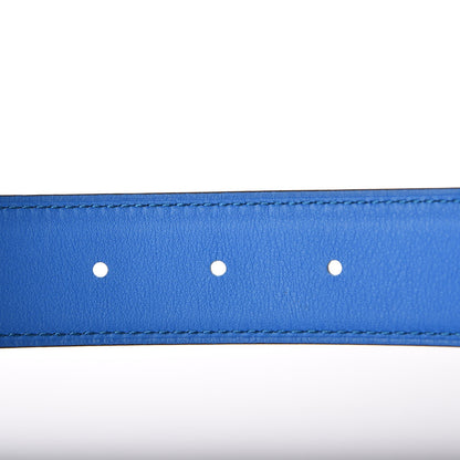 Hermes Polo Bullskin Swift 32mm H Belt 90 Bleu Hydra Macassar 7 of 9