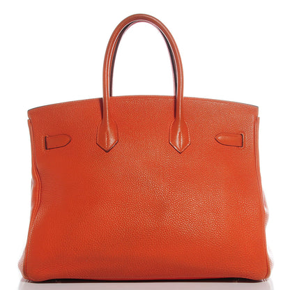 Hermes Togo Birkin 35 Orange 5 of 27