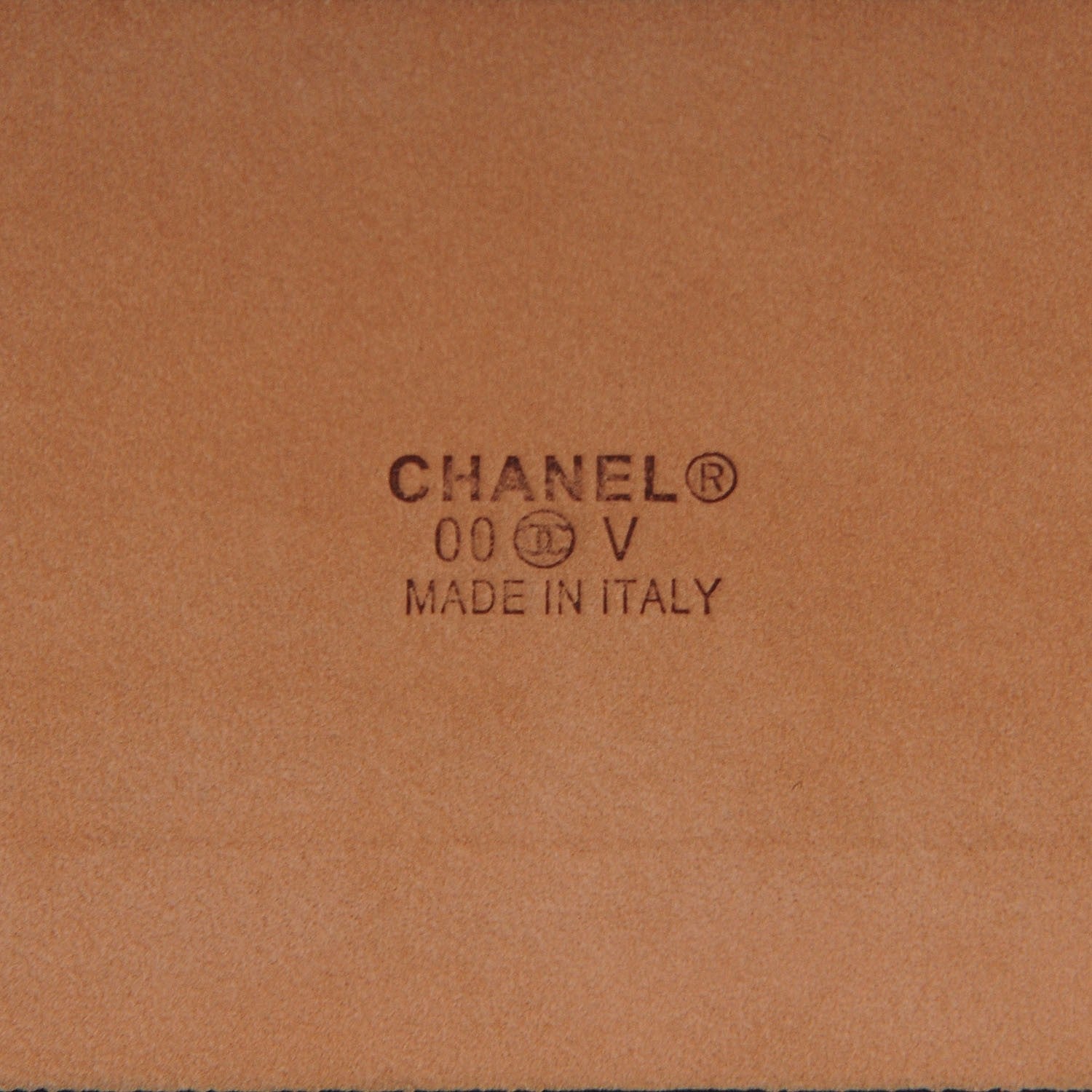 Chanel Calfskin CC Logo Belt 90 36 Black 5 of 5