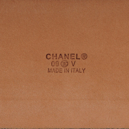 Chanel Calfskin CC Logo Belt 90 36 Black 5 of 5