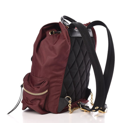 Burberry Nylon Medium Rucksack Backpack Burgundy Red 3 of 9