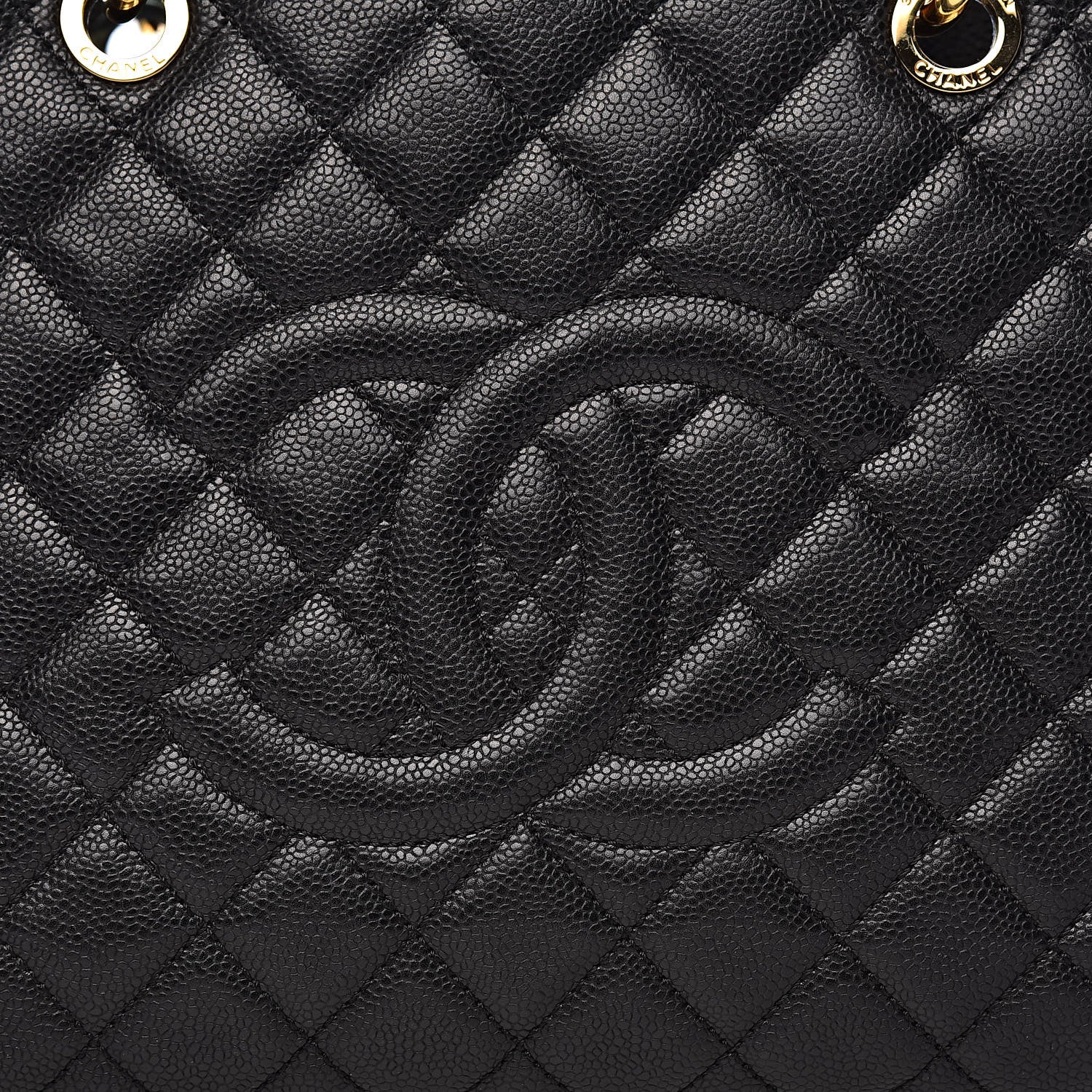 Chanel Caviar Quilted XL Grand Shopping Tote GST Black 11 of 11