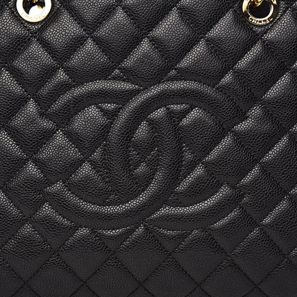 Chanel Caviar Quilted XL Grand Shopping Tote GST Black 11 of 11