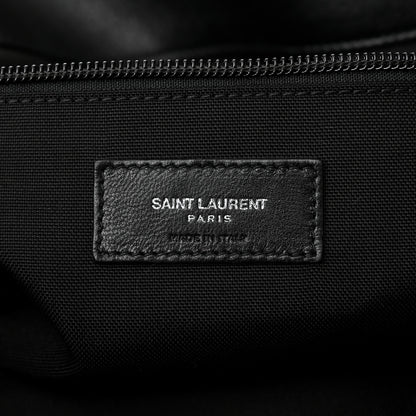 Saint Laurent Canvas Leopard Olona Tote Black White 6 of 10