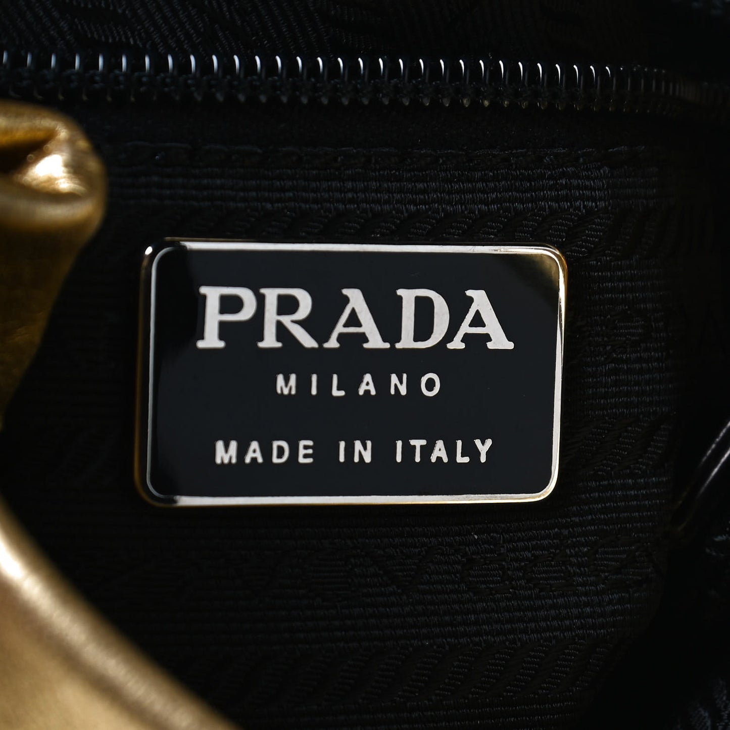 Metallic Nappa Crossbody Gold
