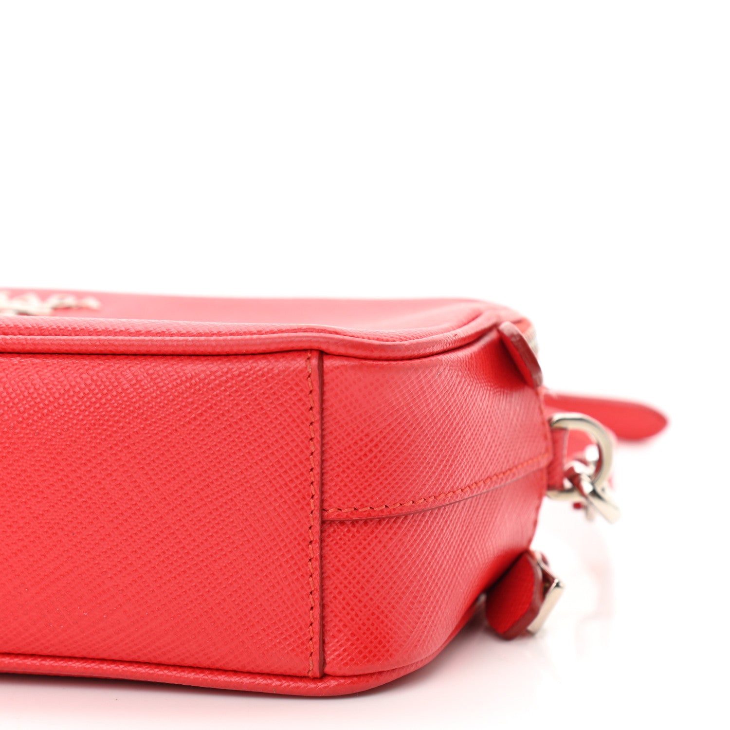Prada Saffiano Mini Camera Crossbody Lacca 10 of 12