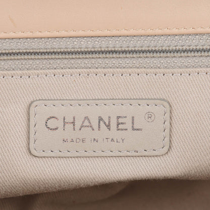 Chanel Calfskin Large Country Chic Flap Ecru Brown 6 of 7