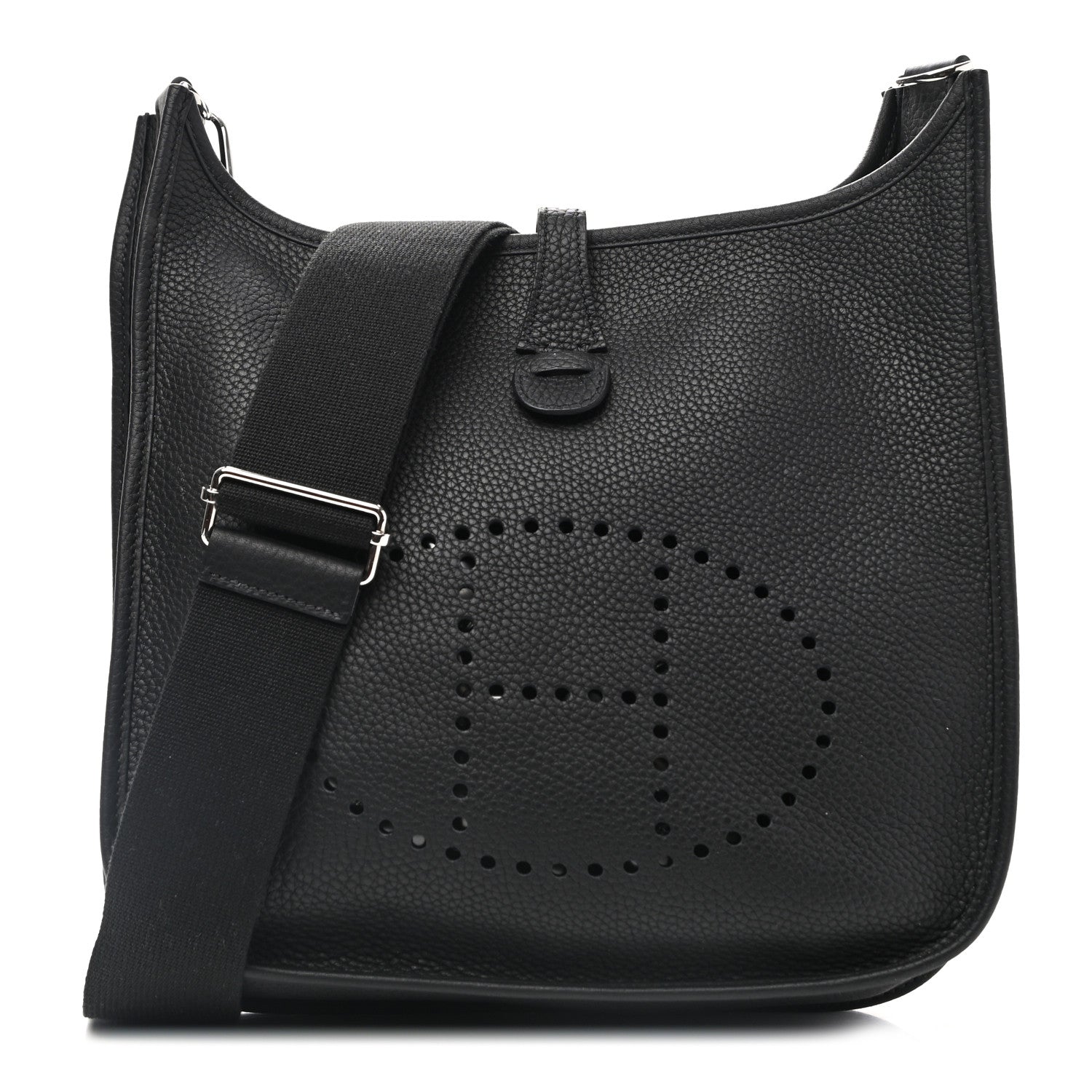 Hermes Taurillon Clemence Evelyne III PM Black 1 of 11