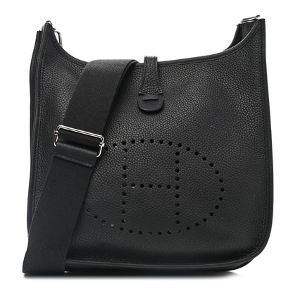 Hermes Taurillon Clemence Evelyne III PM Black 1 of 11