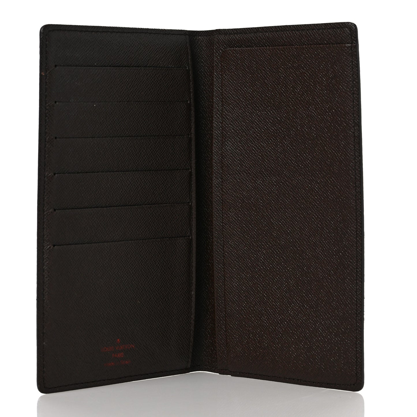 Damier Ebene Checkbook Cover Wallet