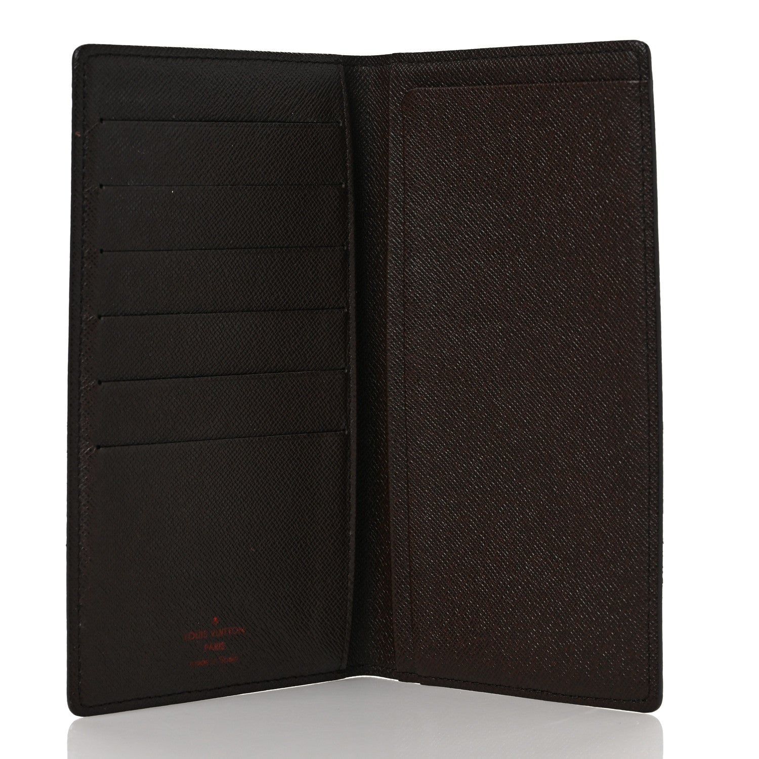 Louis Vuitton Damier Ebene Checkbook Cover Wallet 5 of 10