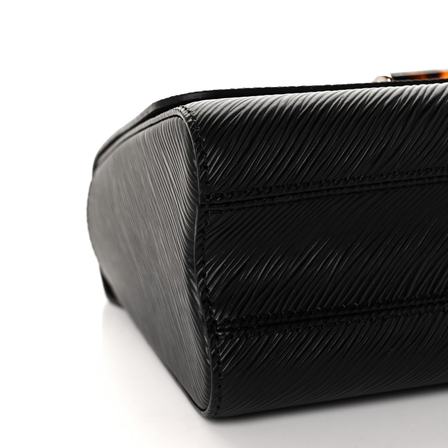 Louis Vuitton Epi Tortoiseshell Twist Shoulder Bag MM Black 8 of 9