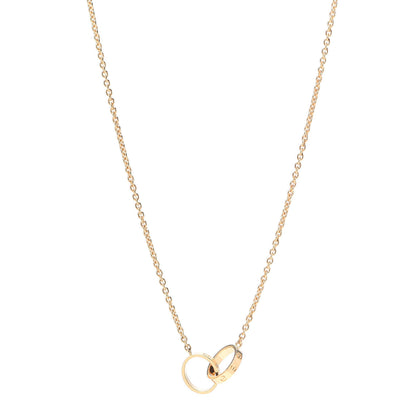 Cartier 18K Yellow Gold Interlocking LOVE Necklace 1 of 8