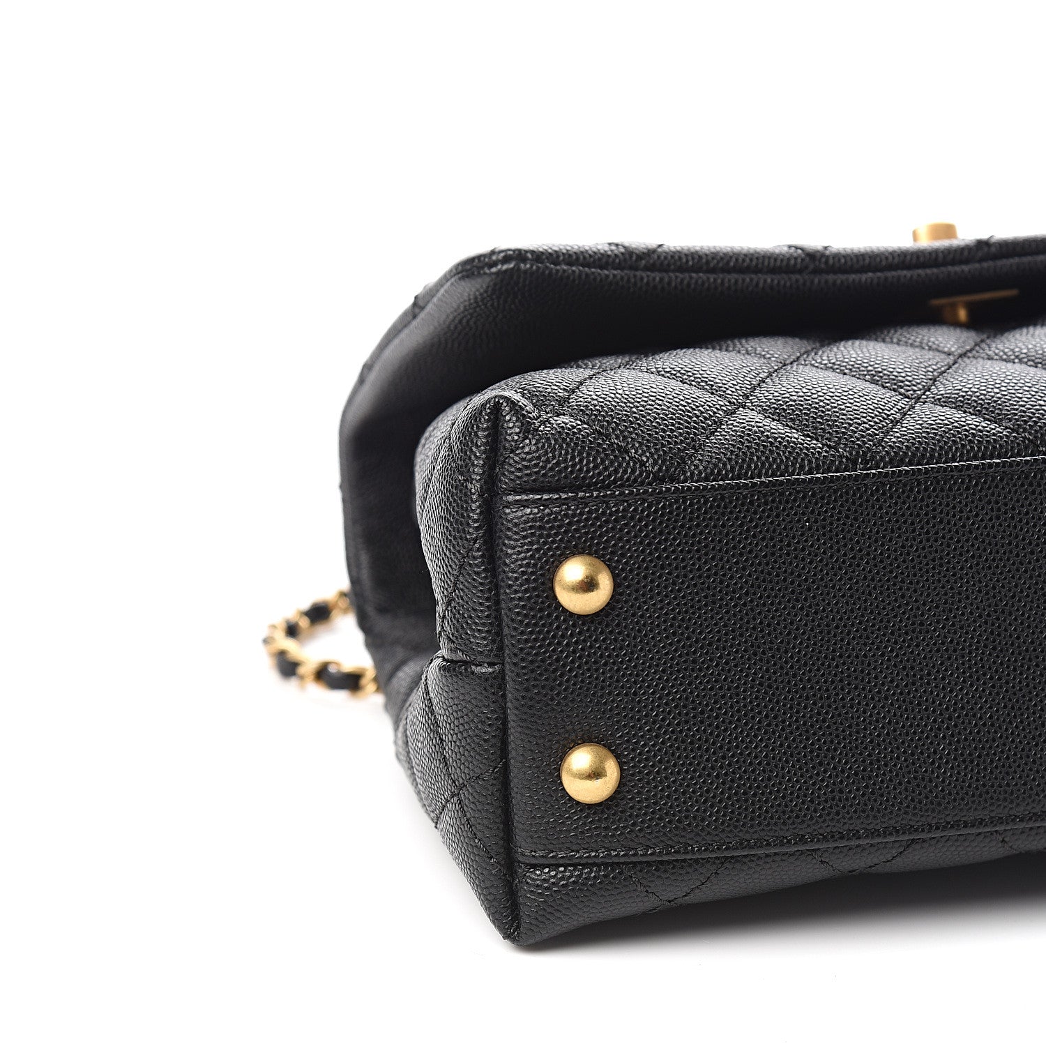 Chanel Caviar Quilted Mini Coco Handle Flap Black 7 of 9