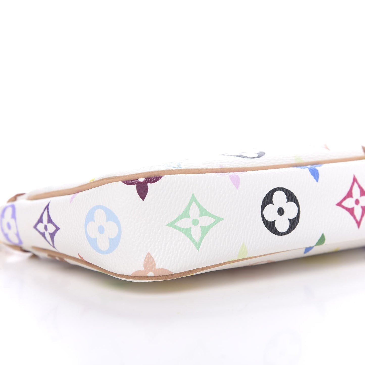 Monogram Multicolor Pochette Accessories White