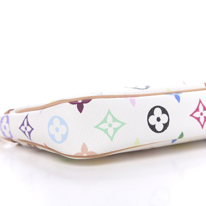 Louis Vuitton Monogram Multicolor Pochette Accessories White 9 of 12