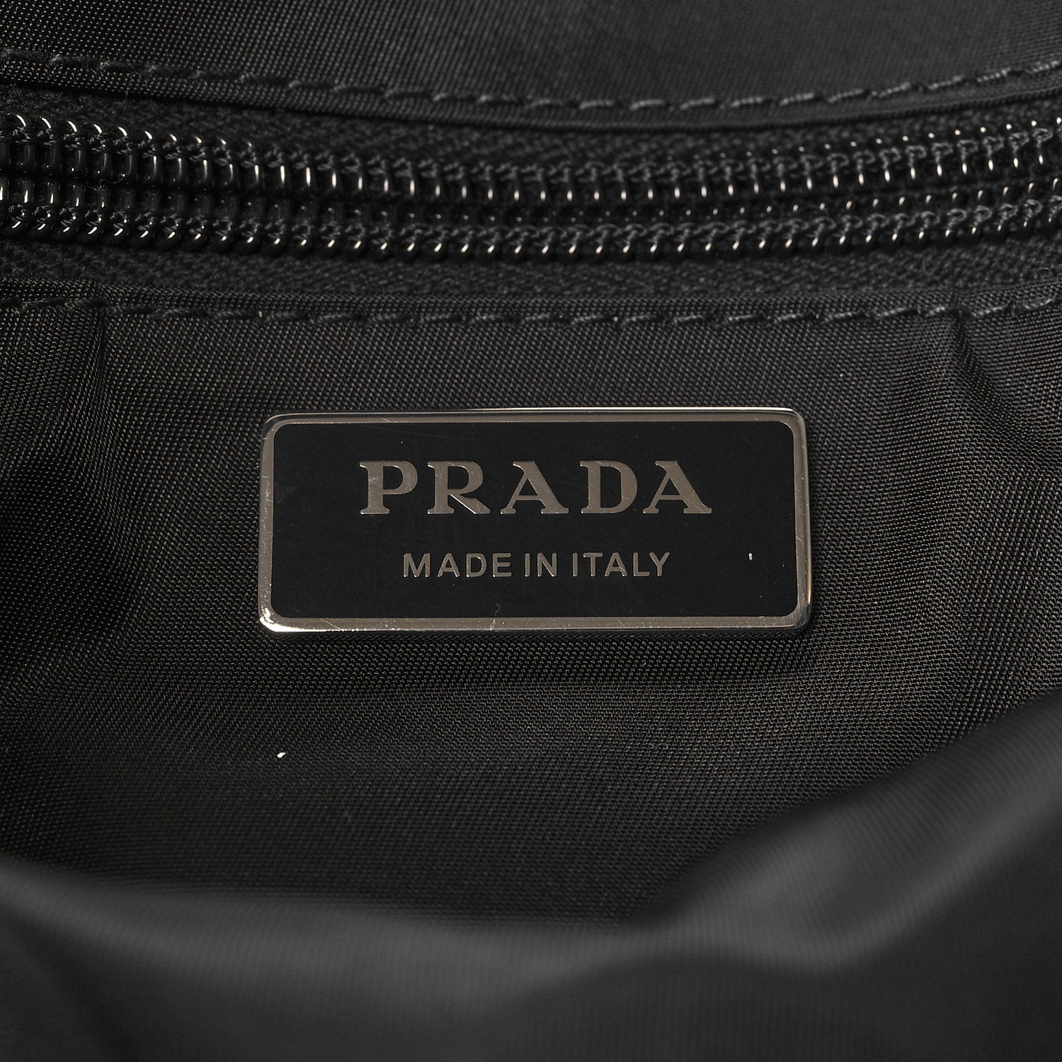 Prada Re-Nylon Vitello Padded Large Flap Shoulder Bag Black 7 of 10