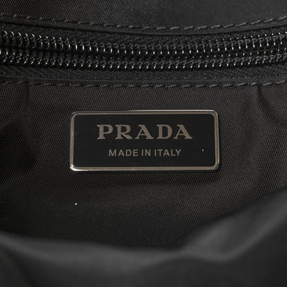 Prada Re-Nylon Vitello Padded Large Flap Shoulder Bag Black 7 of 10