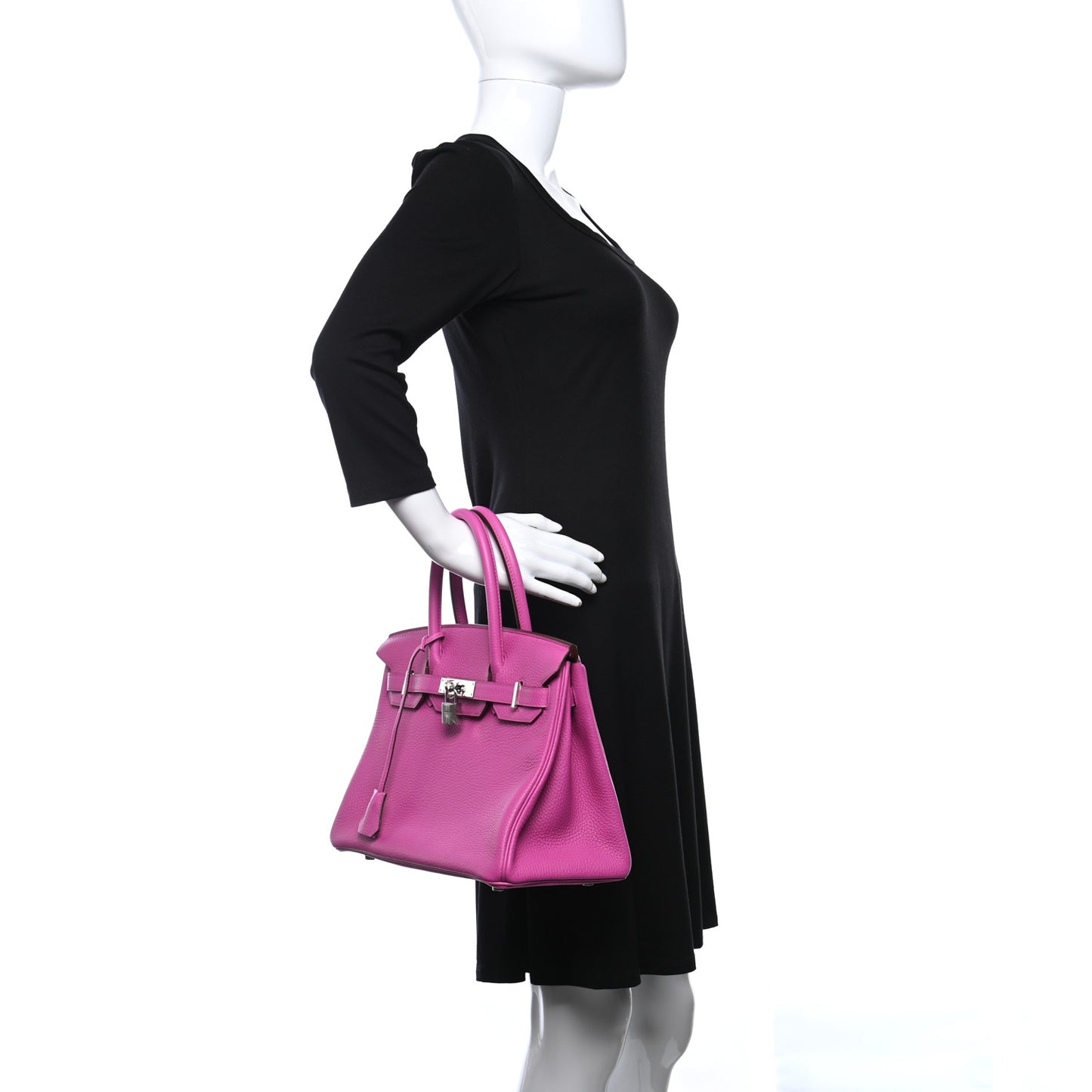 Taurillon Clemence Birkin 30 Magnolia