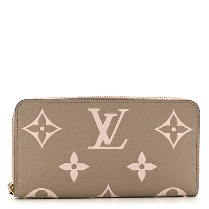 Louis Vuitton Empreinte Monogram Giant Zippy Wallet Tourterelle Creme 1 of 9