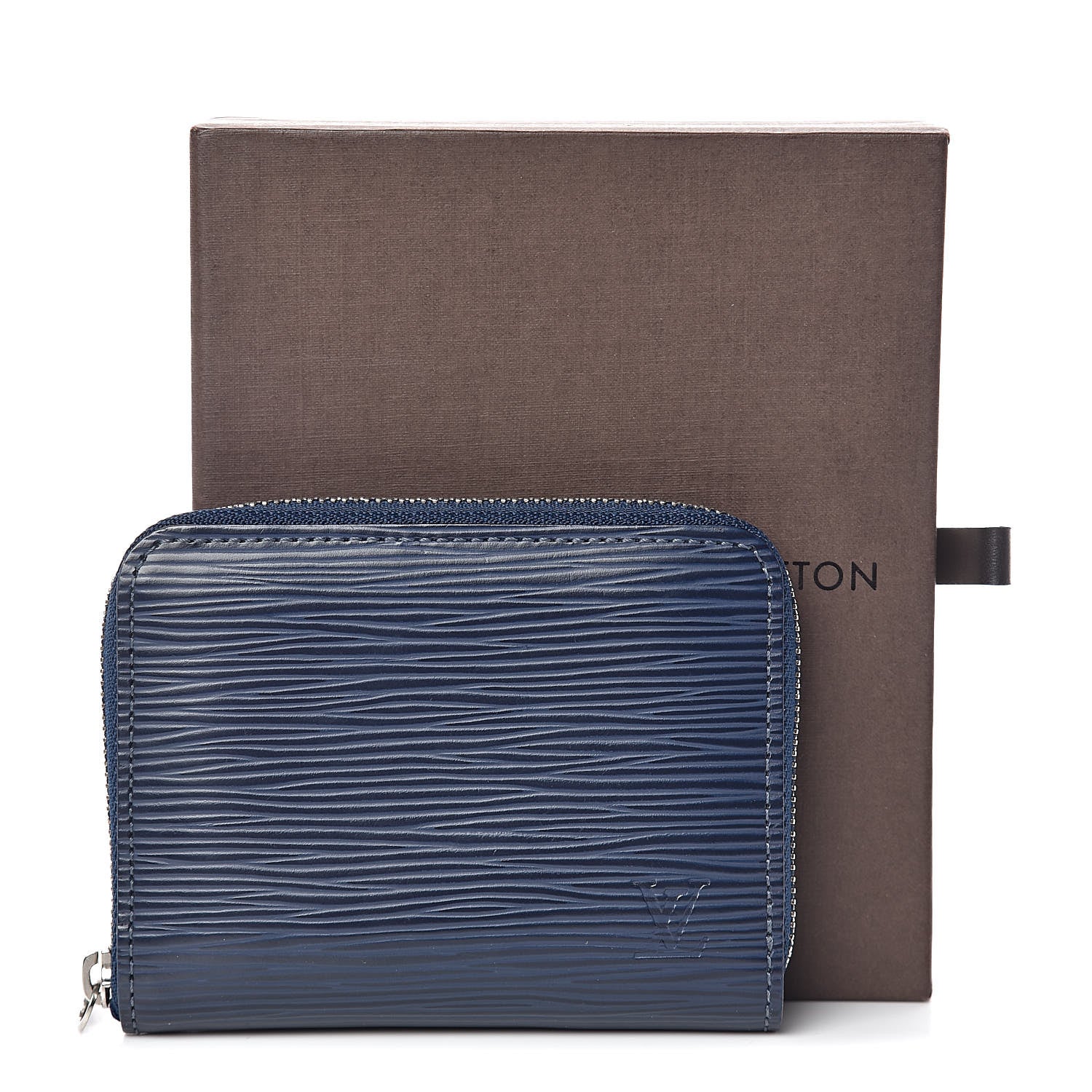 Louis Vuitton Epi Zippy Coin Purse Indigo 7 of 7