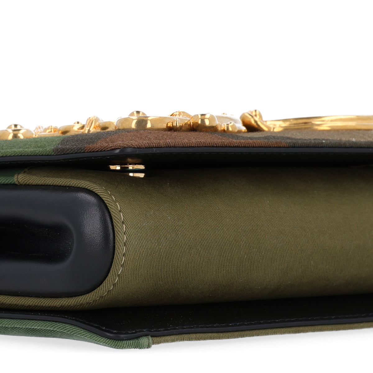 Dolce & Gabbana Cotton Camouflage Patchwork DG Girls Shoulder Bag Multicolor 8 of 9