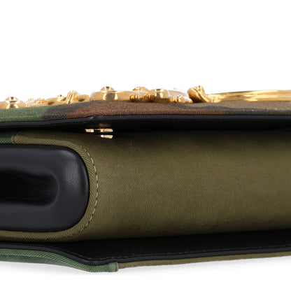 Dolce & Gabbana Cotton Camouflage Patchwork DG Girls Shoulder Bag Multicolor 8 of 9