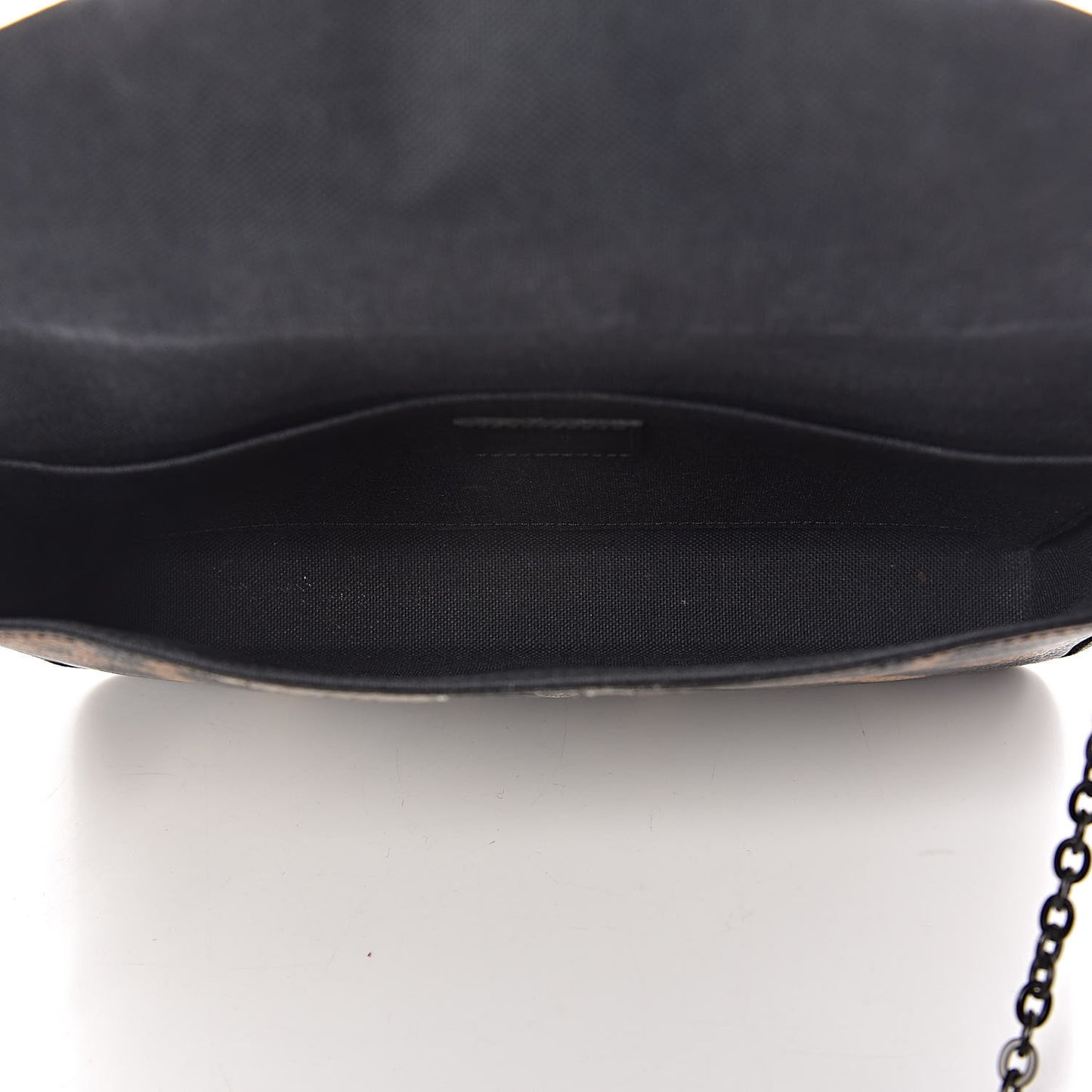 Monogram Animal Print Pochette Felicie Chain Wallet