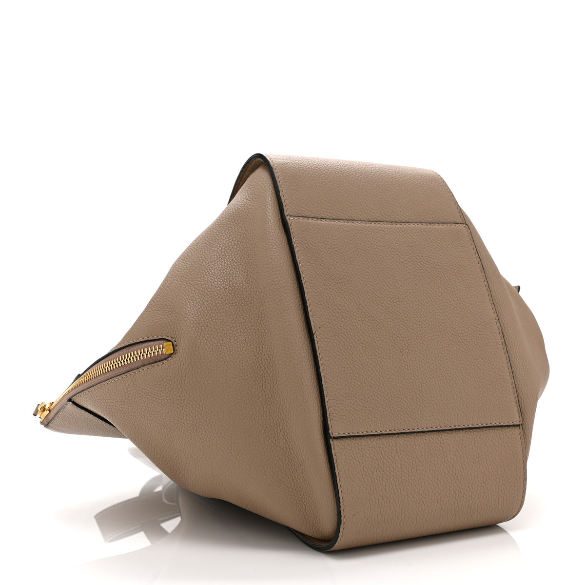 Grained Calfskin Small Hammock Shoulder Bag Sand
