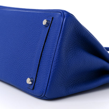 Hermes Togo Birkin 30 Bleu Electrique 9 of 10