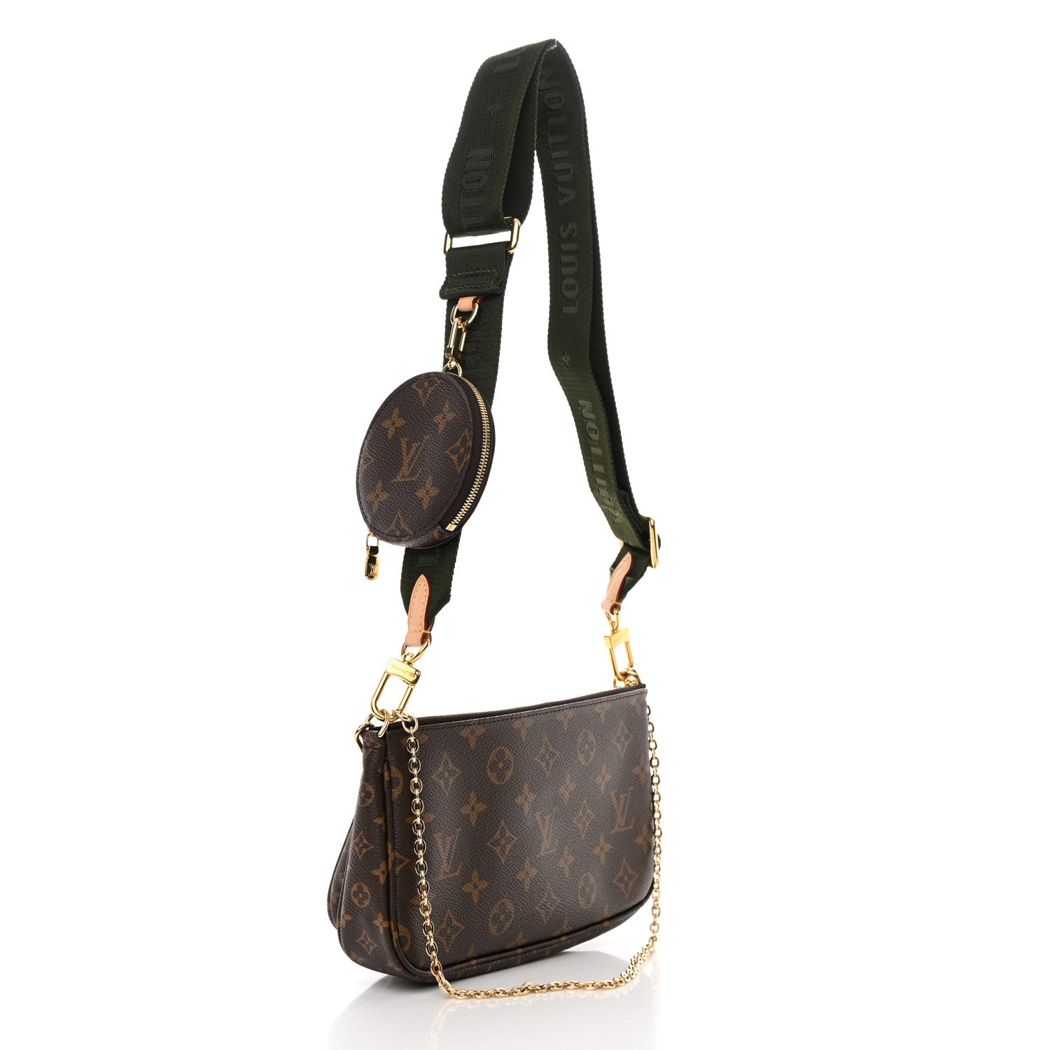 Louis Vuitton Monogram Multi Pochette Accessories Kaki 2 of 12